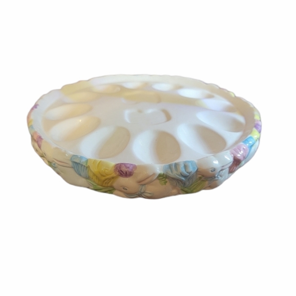 VTG Easter Deviled Egg‎ holding DishGreat conditio